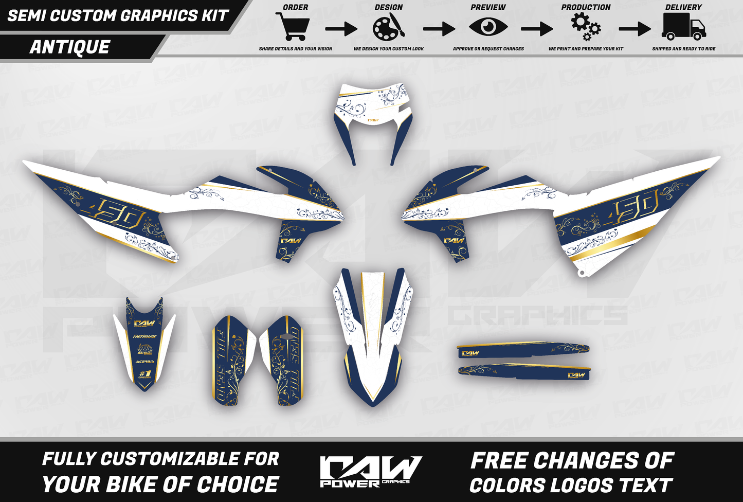 ANTIQUE - Semi-custom graphics kit