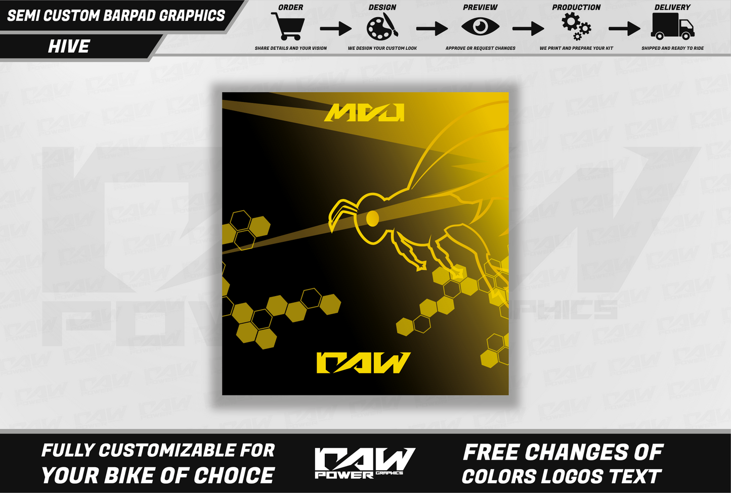HIVE  - BARPAD GRAPHICS