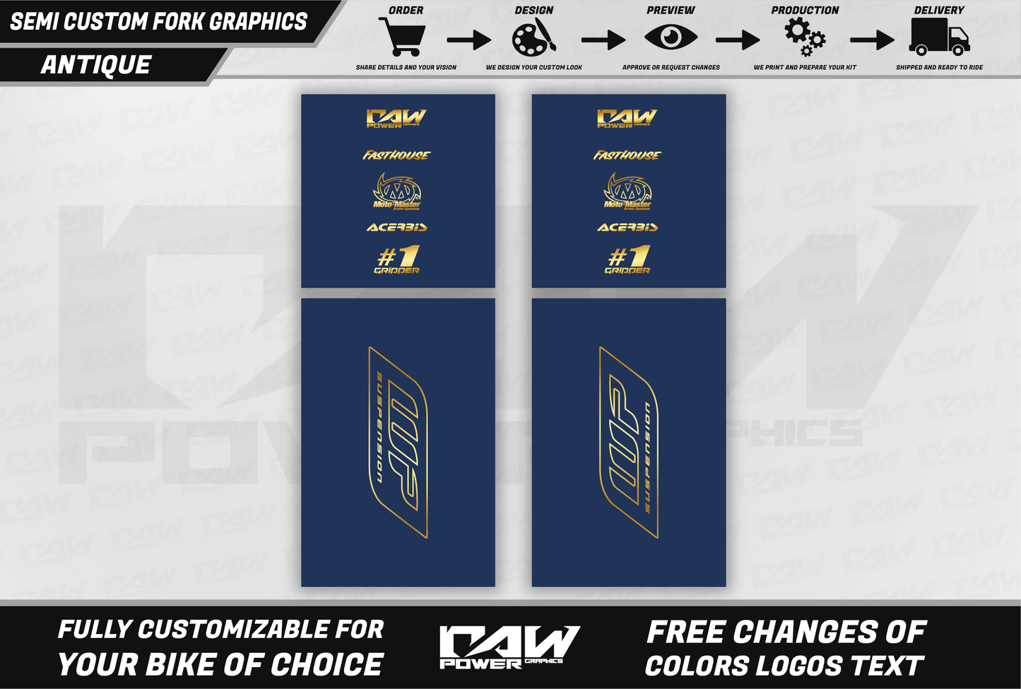 ANTIQUE  - Fork graphics kit